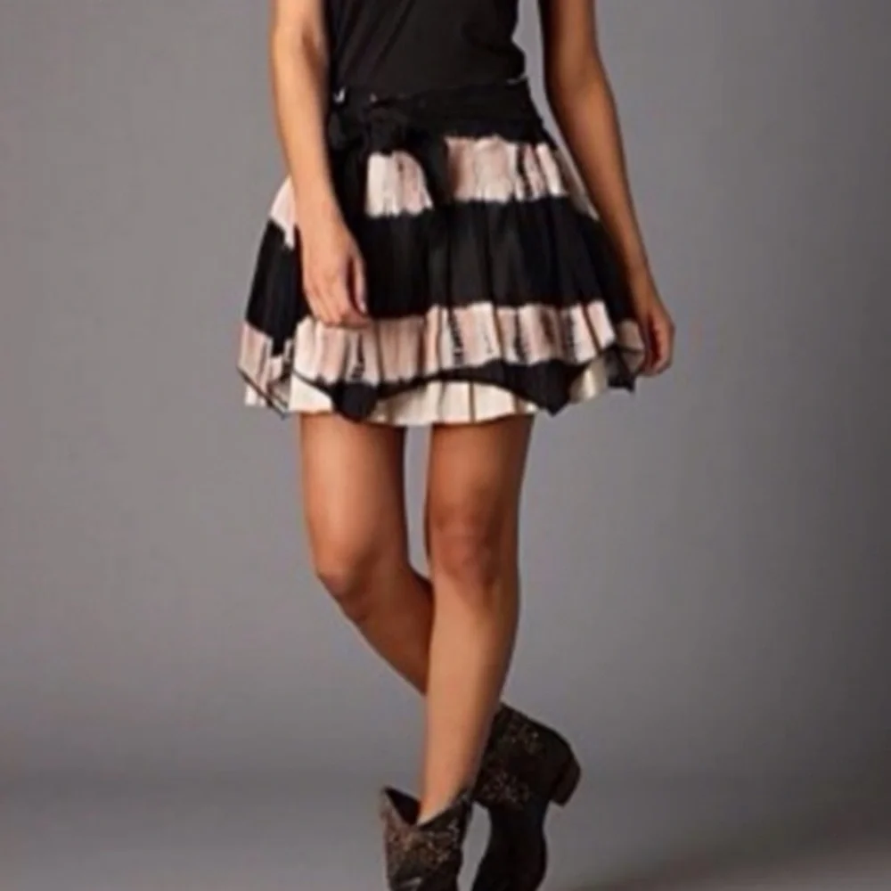 FREE PEOPLE desert dancer tie dye mini skirt